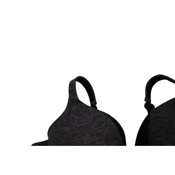 Lane Bryant Cacique T-Shirt Bra 46C Gray Lace Trim Lightly Lined Full Coverage - Picture 4 of 12